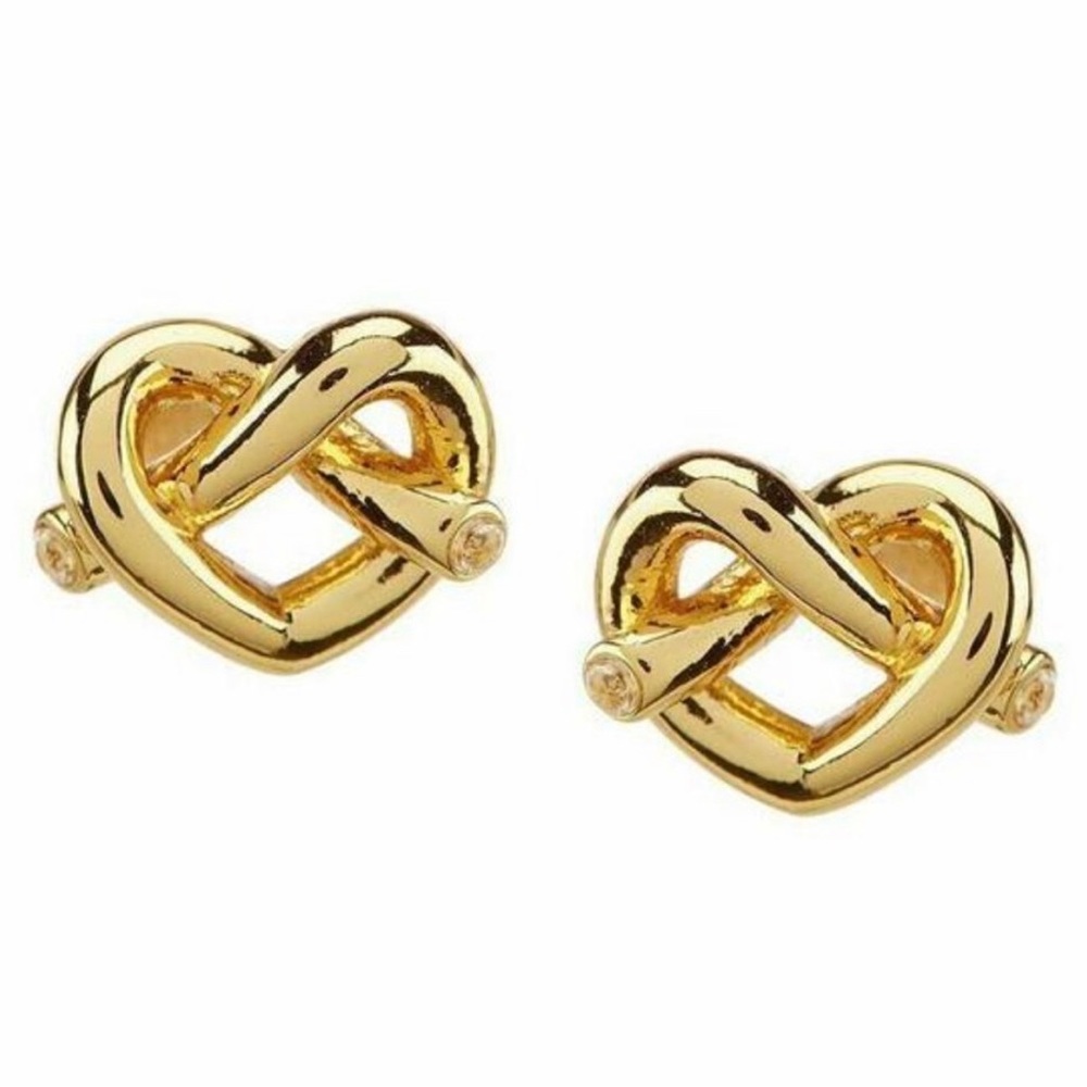 Kate Spade Love me Heart Knot studs - GOLD - BRAND NEW